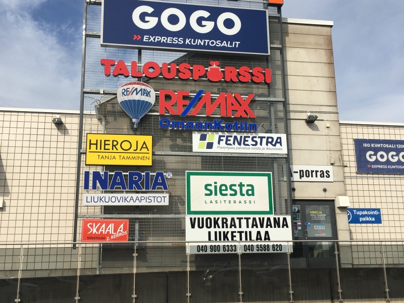 Länsi 1 (53m2) katutaso kauppakäytävä