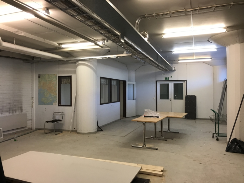 1. kerros/laituritason tila noin 110m2 heti vapaana Turun sataman lähellä