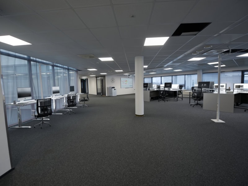 Heti vapaana siistiä, jäähdytettyä toimistotilaa Vantaalla 431m2+ 468m2 (Aviapolis/Veromies koko 3.krs)